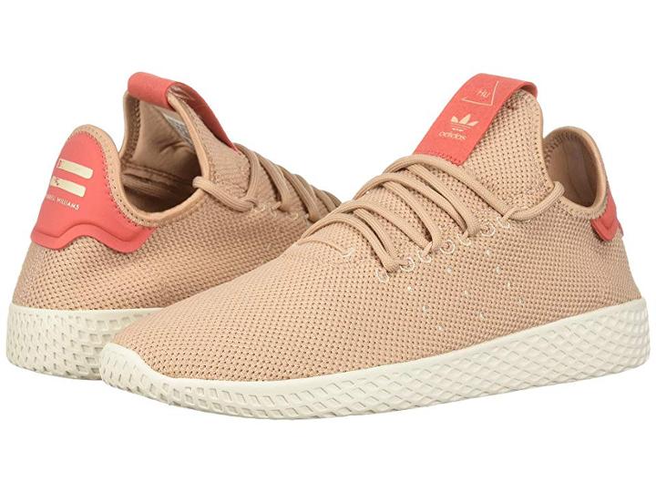 Adidas Originals Pharrell Williams Tennis Human Race (ash Pearl/ash Pearl/linen) Women's Shoes