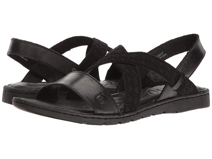 Born Atiana (black Full Grain) Women's Dress Sandals
