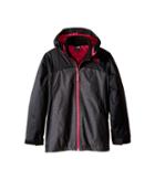 The North Face Kids Thermoball Triclimate(r) Jacket (little Kids/big Kids) (tnf Black Heather (prior Season)) Girl's Coat