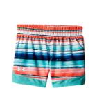 Under Armour Kids Water Stripe Run Shorts (toddler) (tropical Tide) Girl's Shorts