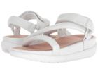 Fitflop Loosh Luxetm Z-strap Leather Sandals (urban White Leather) Women's Sandals