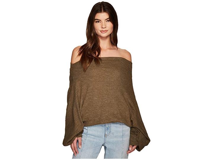 Free People Skyline Thermal (moss) Women's Clothing