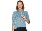 Under Armour Tech Long Sleeve Twist Hoodie (static Blue/halogen Blue/metallic Silver) Women's Sweatshirt