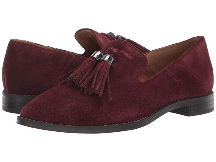 Franco Sarto Hadden (deep Merlot Velour Suede) Women's Shoes