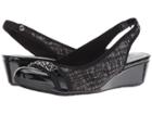 Anne Klein Curve (black/white Fabric) Women's Shoes