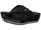 Anne Klein Felisha (black Fabric) Women's Wedge Shoes
