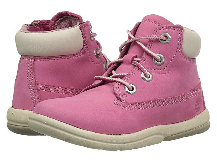 Timberland Kids Toddle Tracks 6 Boot (toddler/little Kid) (fuchsia Rose Nubuck) Kids Shoes
