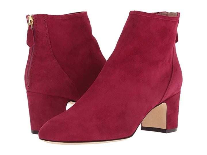 L.k. Bennett Alyss (black Raspberry Poppy Suede) Women's Boots