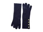 Michael Michael Kors Rib Gloves (navy/gold) Extreme Cold Weather Gloves