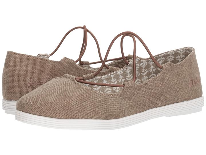 Blowfish Gastby (bronze Rancher Canvas) Women's Shoes