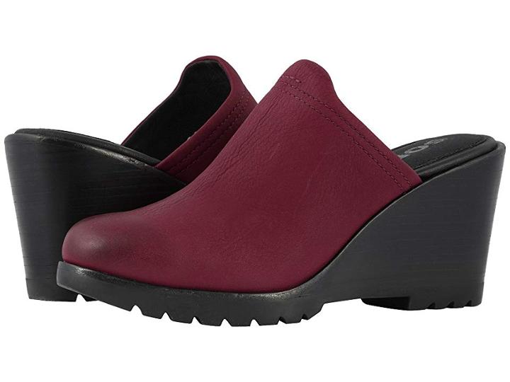 Sorel After Hourstm Mule (rich Wine) Women's Clog/mule Shoes