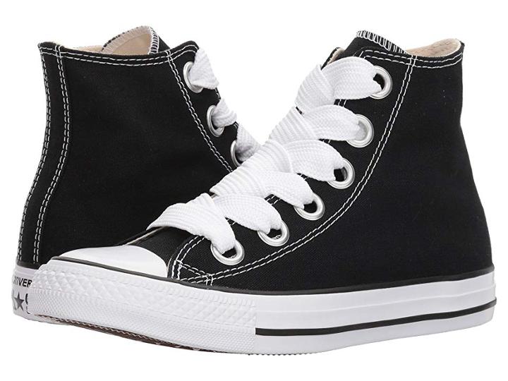 Converse Chuck Taylor(r) All Star Canvas Big Eyelets Hi (black/natural/white) Women's Classic Shoes