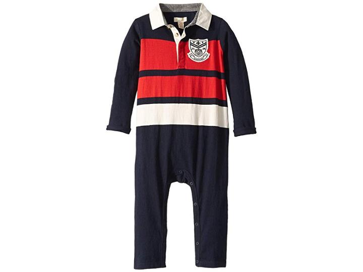 Peek Rugby One-piece (infant) (navy) Boy's Jumpsuit & Rompers One Piece