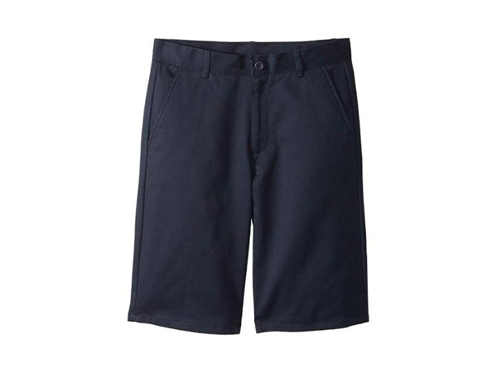 Nautica Kids Flat Front Shorts (big Kids) (navy) Boy's Shorts