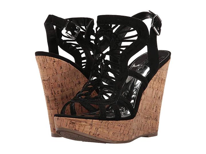 Carlos By Carlos Santana Banjo (black) Women's Wedge Shoes