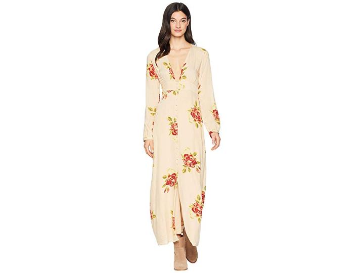 Amuse Society All Buttoned Up Dress (sand) Women's Dress