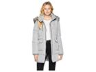 Marc New York By Andrew Marc Astoria Down Filled Anorak With Faux Fur Trim Hood Patch Pockets (haze) Women's Coat
