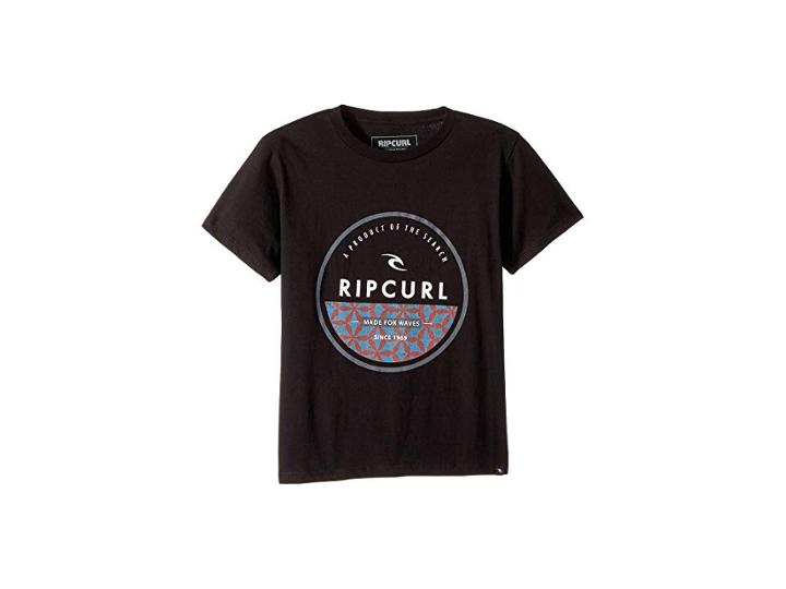 Rip Curl Kids Progressive Premium Tee (big Kids) (black) Boy's T Shirt
