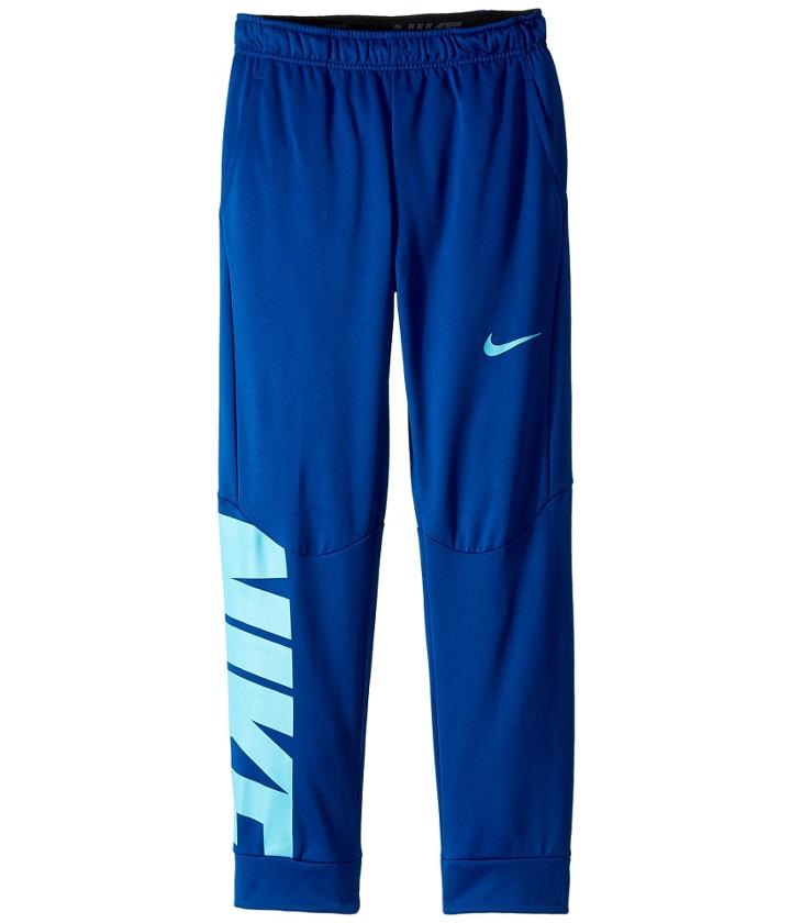 Nike Kids Therma Printed Training Pant (little Kids/big Kids) (gym Blue) Boy's Casual Pants