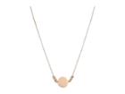 Dee Berkley 14kt Solid Rose Gold Disc Necklace (rose Gold) Necklace