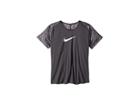 Nike Kids Dry Academy Short Sleeve Soccer Top (little Kids/big Kids) (anthracite/anthracite/white) Girl's Clothing
