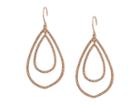 Vera Bradley Whisper Links Double Earrings (rose Gold Tone/peach) Earring