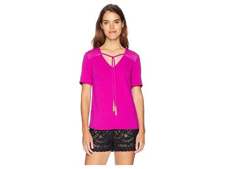 Trina Turk Escondido Top (dewberry) Women's Blouse