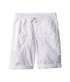 Polo Ralph Lauren Kids Relaxed Fit Cotton Shorts (big Kids) (white) Boy's Shorts