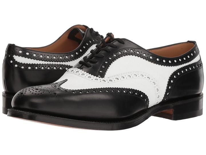 Church's Burwood Oxford (black/white) Men's Shoes
