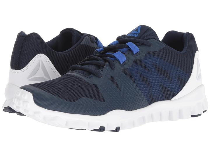 Reebok Realflex Train 5.0 (collegiate Navy/vital Blue/bunker Blue/white/white) Men's Shoes