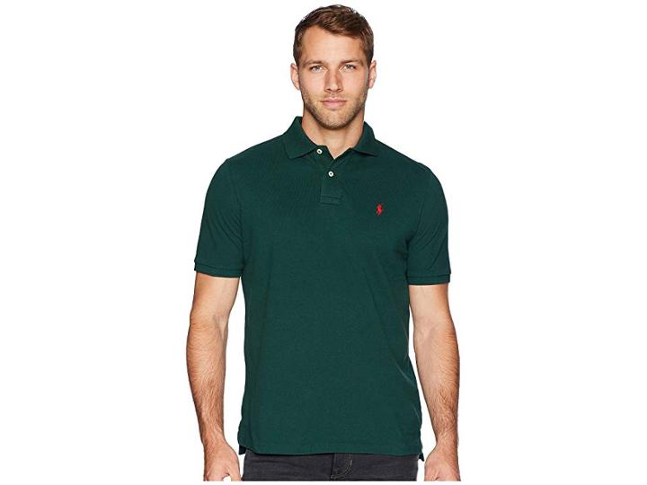 Polo Ralph Lauren Classic Fit Polo (college Green) Men's Clothing