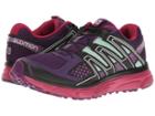 Salomon X-mission 3 (acai/sangria/fair Aqua) Women's Shoes