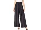 Eci Shadow Stripe Belted Pants (black) Women's Casual Pants