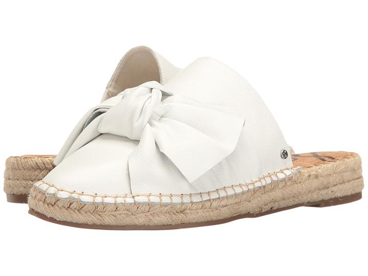 Sam Edelman Lynda (white Nappa Leather) Women's Dress Sandals