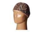 Scala Knit Headband W/ Flower (brown) Headband