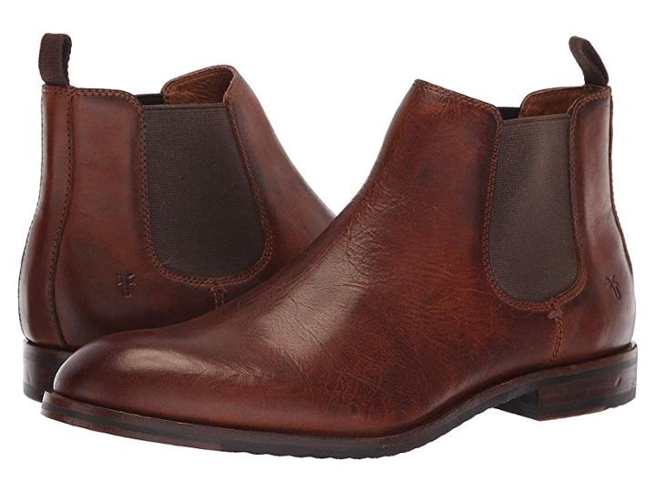 Frye Sam Chelsea (cognac Antique Pull-up) Men's Pull-on Boots