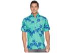 Reyn Spooner 50th State Flower Button Front Aloha Shirt (mint) Men's Clothing