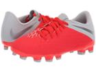 Nike Kids Phantom 3 Academy Firm Ground Soccer (toddler/little Kid/big Kid) (light Crimson/metallic Dark Grey/wolf Grey) Kids Shoes