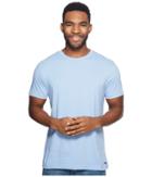 Rvca Vintage Dye Label Tee (deja Blue) Men's T Shirt