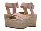Marc Fisher Ltd Randall Espadrille Platform (blush Suede) Women's Sandals