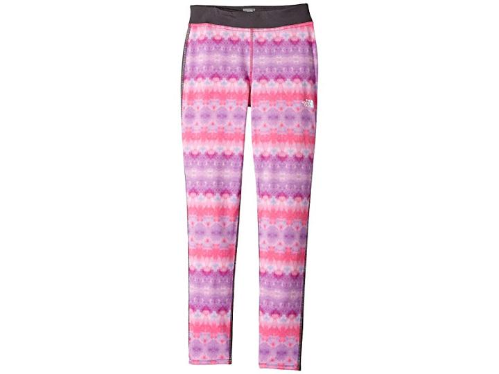 The North Face Kids Pulse Leggings (little Kids/big Kids) (bellflower Purple Fair Isle Print (prior Season)) Girl's Casual Pants