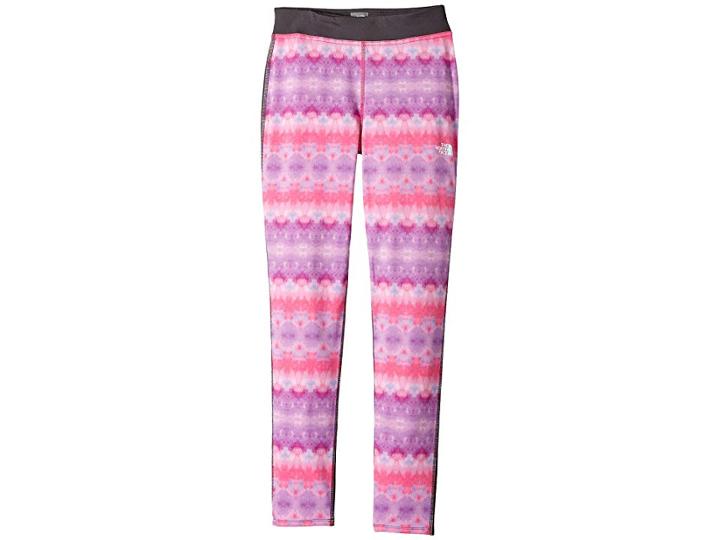 The North Face Kids Pulse Leggings (little Kids/big Kids) (bellflower Purple Fair Isle Print (prior Season)) Girl's Casual Pants