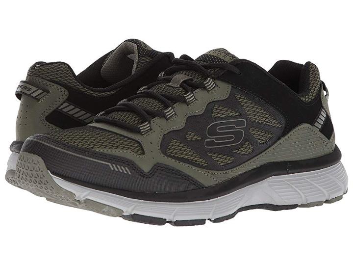Skechers Bowerz (olive/black) Men's Shoes