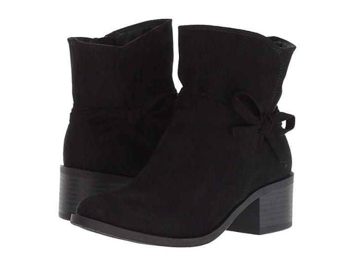 Nine West Kids Cyndees Mid (little Kid/big Kid) (black Microfiber) Girls Shoes