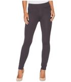 Liverpool Farrah Pull-on High Waist Ankle Leggings In Silky Soft Ponte Knit In Grey Armor (grey Armor) Women's Jeans
