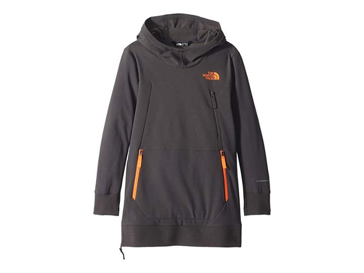 The North Face Kids Tekno Pullover Hoodie (little Kids/big Kids) (graphite Grey) Girl's Sweatshirt