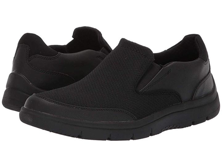 Clarks Tunsil Step (black Knit) Men's Shoes