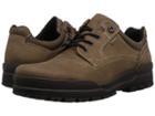 Ecco Track 6 Gtx Plain Toe Tie (navajo Brown/stone) Men's Lace Up Casual Shoes