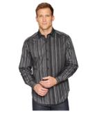 Robert Graham Lopez Long Sleeve Woven Shirt (black) Men's Clothing