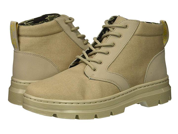 Dr. Martens Bonny Ii Tract (taupe Broder/taupe 10oz Canvas) Boots